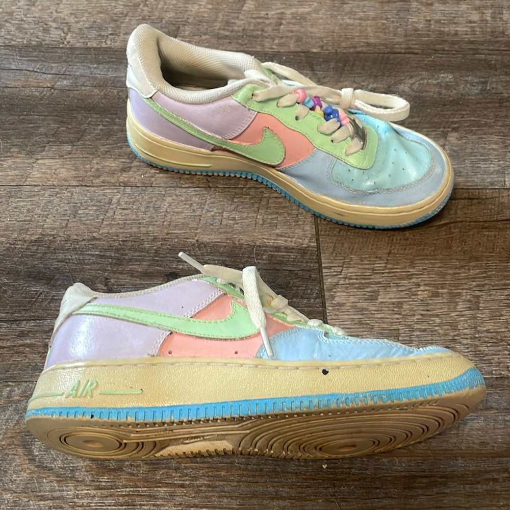 Nike Air Force 1 pastel painted low top sneakers